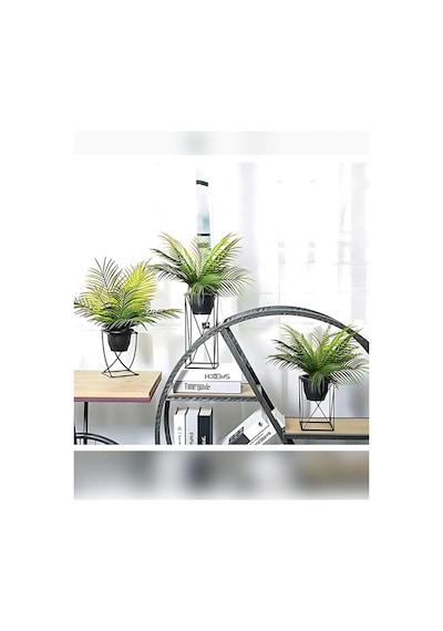 Ayrex Yapay Çiçek Palmiye Demeti 9 Dallı Areka Yapay Bitki Salon Çiçeği 9 Yaprak 50cm Saksı Dahil Değildir Diğer