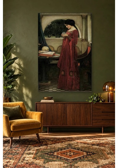 Fida Waterhouse Kristal Küre Canvas Tablo