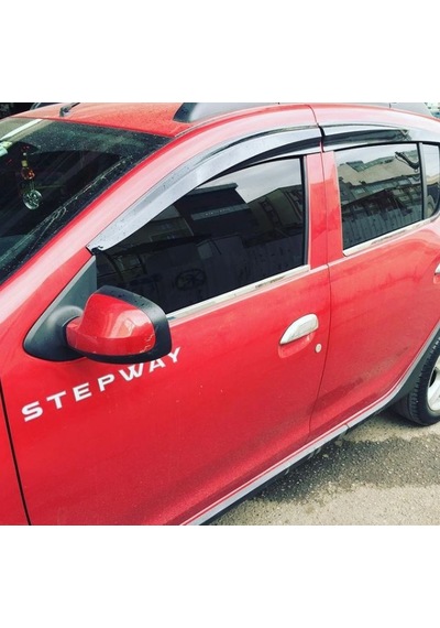 Dacia Sandero Stepway Cam Rüzgarlığı 4 Lü Ön-Arka