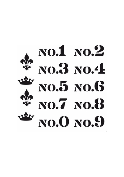 Hd013 Home Dekor Stencil 45X45