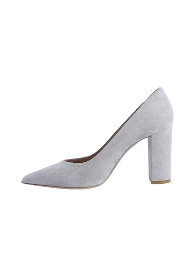Poletto Hakiki Deri Pudra Ayakkabı Stiletto 4924 84 V2-2274 Pudra