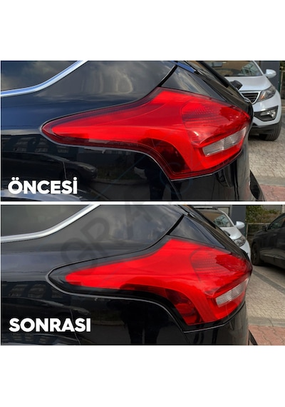 Ford Focus MK3,5 HB Stop Çerçeve Sticker / MAT SİYAH