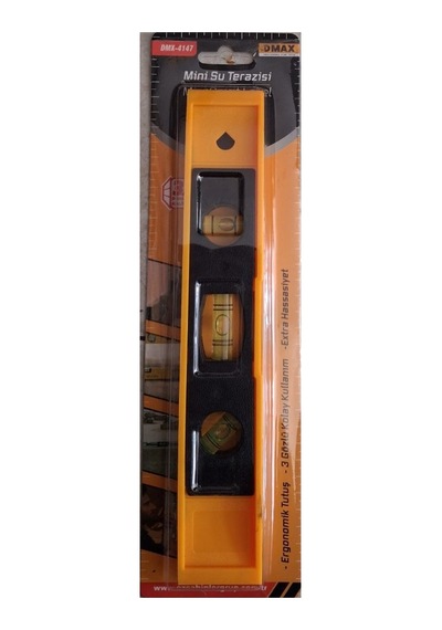 Mıknatıslı Mini Su Terazisi 25 Cm 3 Gözlü