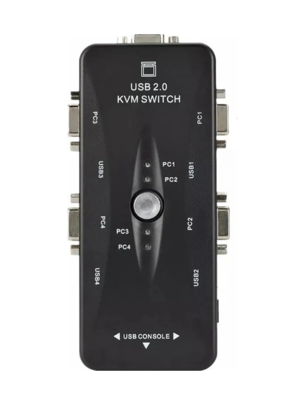 4 Port Usb Kvm Switch, 4 Kasa 1 Monitör Switch, 4 Bilgisayarı Tek Elden Yönetin,