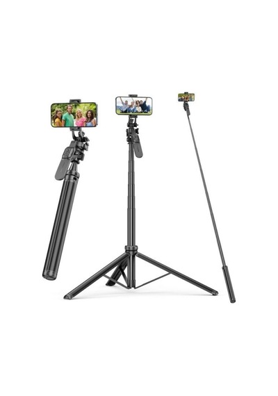 Selfie Stick 360 Derece Bluetooth Kumandalı Selfie Çubuğu Tripod Monopod