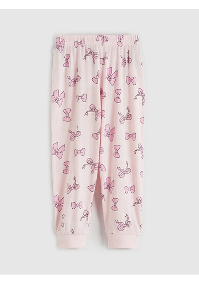LC Waikiki Lcw Kids Mavi Kurdele Baskılı Kız Çocuk Pijama Takım Aktarımda Oluştu
