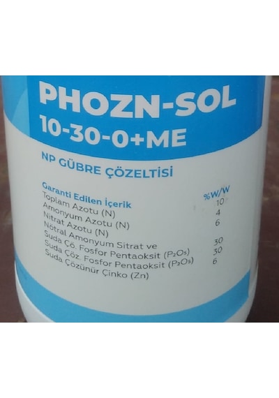 Supersol Phozn-sol 1 Lt - Sıvı Gübre 1 Lt