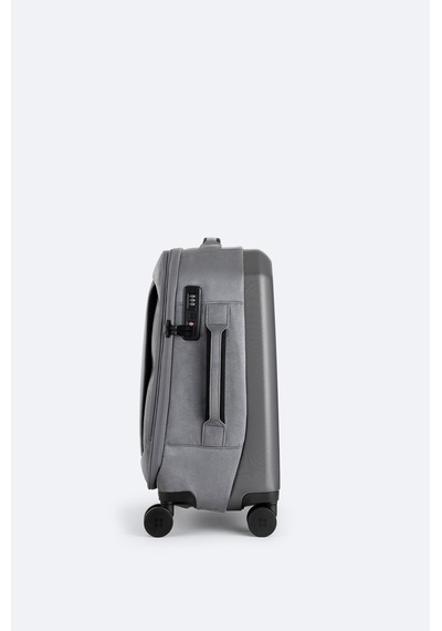 Avva Gri Laptop Bölmeli Kilitlenebilir Küçük Boy Bavul B008105