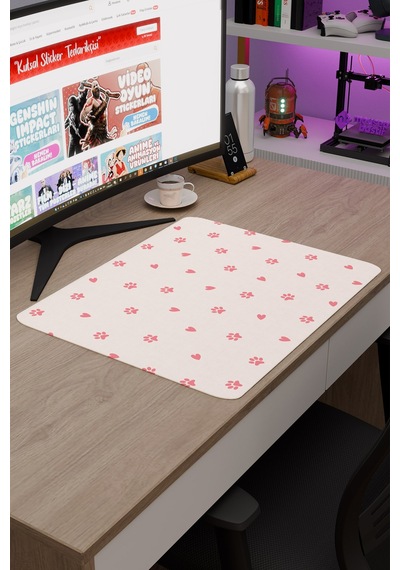 Pati Kaymaz Dikişli Kauçuk Oyuncu Mousepad V5 - 48x40 Xl Gaming Mouse Pad Fare Altlığı