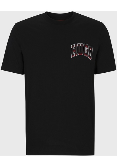 Hugo Erkek T Shirt 50515067 001 Siyah SIYAH Siyah