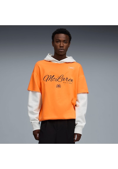 Puma Mclaren Racıng Erkek Kapüşonlu Sweatshırt 637507 03 Turuncu