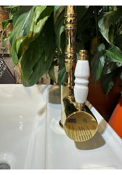 İsaoğlu Yapı Gold Mutfak Bataryası Zen Design Evye Armatür Vintage Klasik Batarya Gold