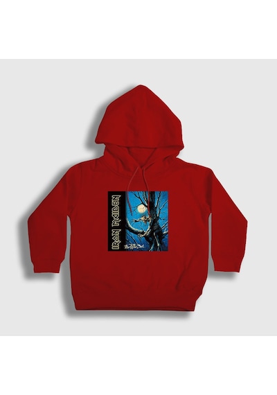 Presmono Unisex Çocuk Fear Of The Dark Iron Maiden Kapüşonlu Sweatshirt Kırmızı Presmono Unisex Çocuk Fear Of The Dark Iron Maiden Kapüşonlu Sweatshirt Kırmızı