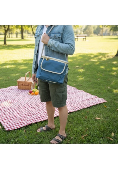 11 Lt Midi Lux Outdoor Kamp Termal Çanta-293 Mavi