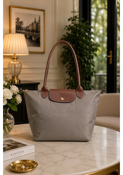 Longchamp Kadın Omuz Çantası Medium L2605 089 Gri