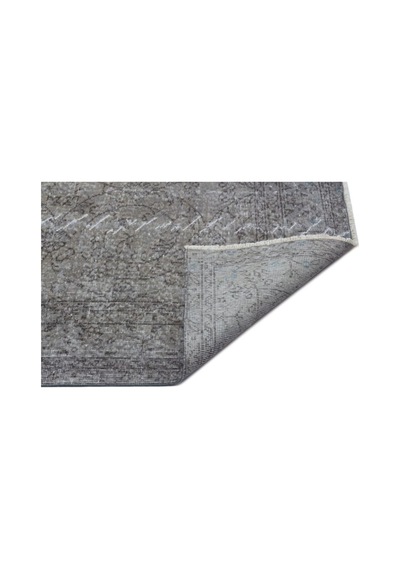 El Dokuması Vintage Yün-pamuk Gri Halı 29002 205 X 320 Cm