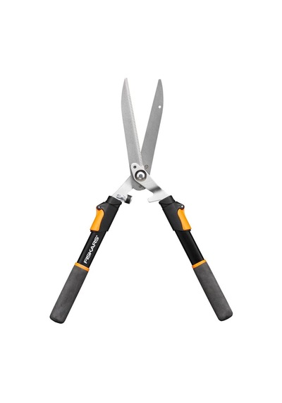 Ayrex Fiskars Teleskopik Çit Budama Makinesi, Softgrip Saplar, Yüksek Kaliteli Çelik Bıçaklar, Uzunluk: 63-83 Cm, S