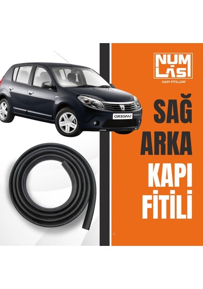Dacia Sandero 1.nesil Sağ Arka Kapı Fitili-a Kalite-numlas-nm6872