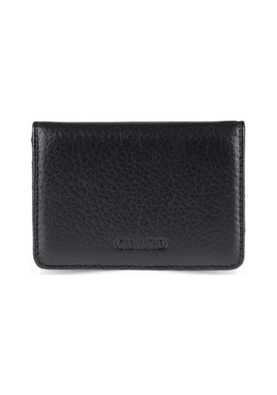 Guard Leather Guard Mıknatıslı Küçük Boy Siyah Deri Kartlık/kartvizitlik Çok Renkli