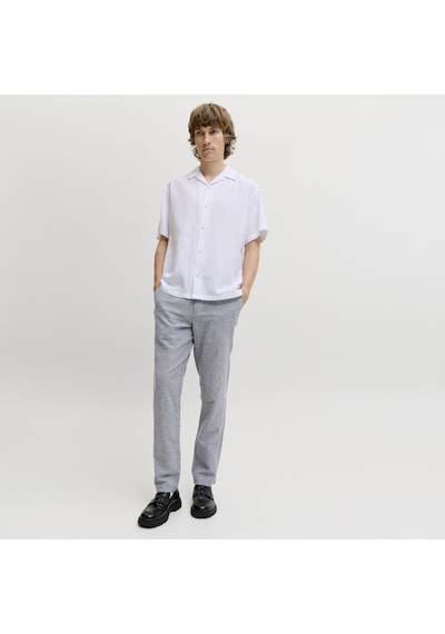 Jack & Jones Erkek Tapered Fit Chino Pantalon - Wace - 12254132 Faded Denim