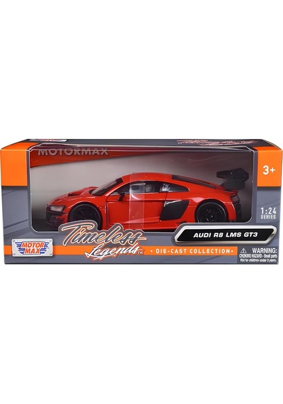 Audi R8 Lms Gt3 - 1:24 , Kırmızı , Zamansız Efsaneler Serisi 1/24 Diecast Ntw Varyantı