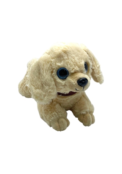 20 Cm Oyuncak Sesli Havlayan Yatan Peluş Köpek Çok Renkli
