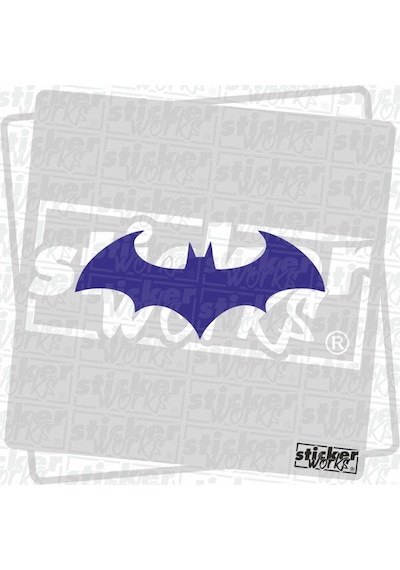 Batman Hologram Sticker Parlament Mavi