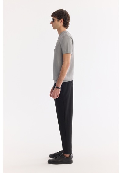 Avva Erkek Gri Bisiklet Yaka Kolay Ütülenen Kırışmaz Regular Fit Triko T-shirt A61y5032 Avva Erkek Gri Bisiklet Yaka Kolay Ütülenen Kırışmaz Regular Fit Triko T-shirt A61y5032
