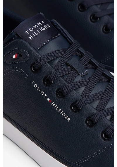 Tommy Hilfiger Erkek Bileksiz Vulkanize Sneaker - Lacivert Desert Sky