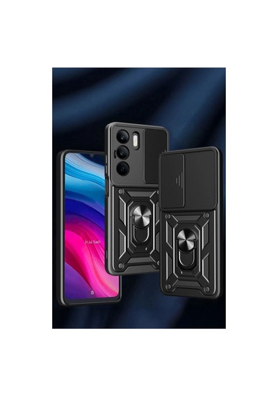 Realme C75 4g Kılıf Pars Lens Yüzüklü Silikon