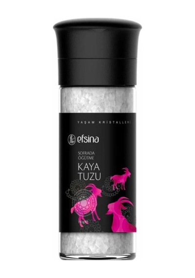 Efsina Sofrada Öğütme Kaya Tuzu 110 g Değirmenli Rafine Edilmemiş
