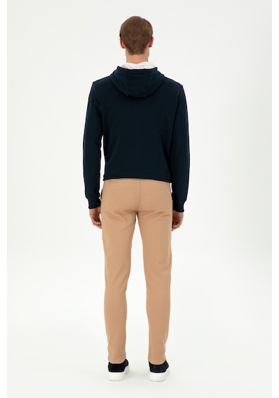 U.S. Polo Assn. Erkek Camel Slim Fit Kanvas Pantolon 50297578-VR015