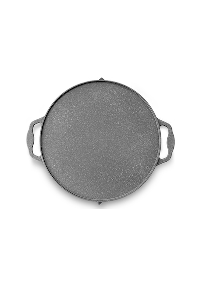 Emsan Stone Alüminyum Döküm Çift Taraflı Gözleme Tavası 34 Cm Gri Çok Renkli