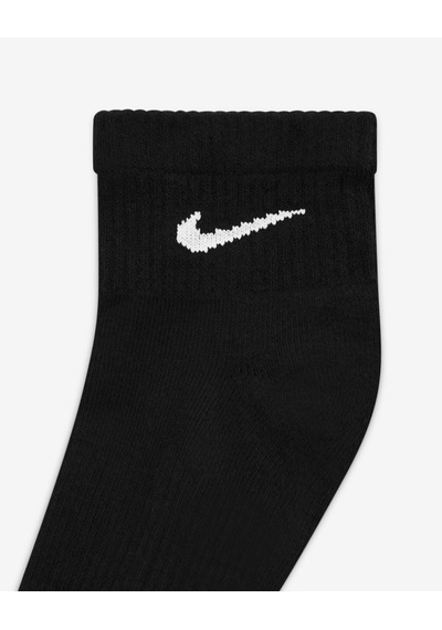 Nike Everyday Plus Destekli Antrenman Bilek Çorapları 3 Çift Siyah Sx6890-010 Sıyah