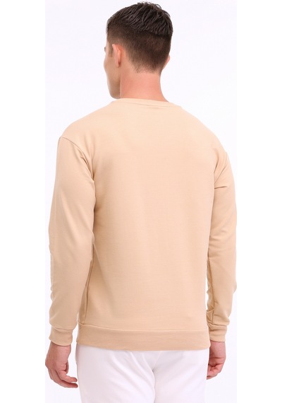 Lumberjack Mb Sn75 C Neck Sw 4pr Bej Erkek Sweatshirt 000000000101813216