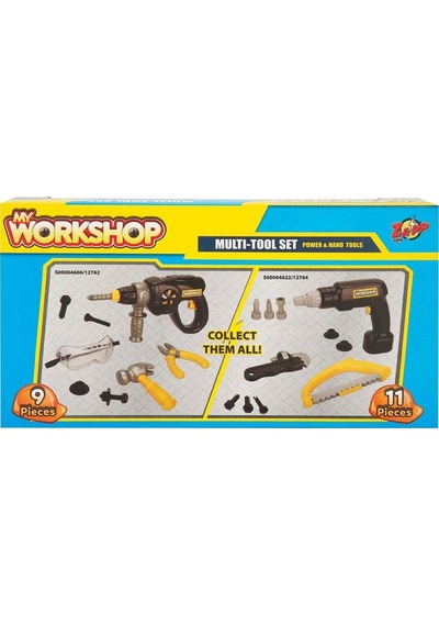 Mey İthalat Zapp Toys My Workshop Matkaplı Tamir Seti 9 Parça