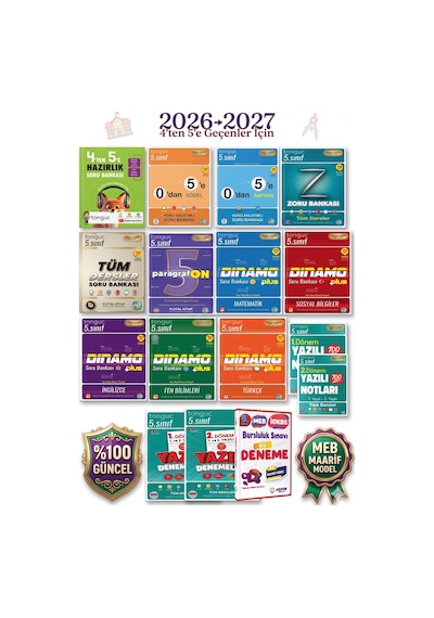 Tonguç 4 Ten 5 E Hazırlık Ve 5. Sınıf Eğitim Seti Full Paket