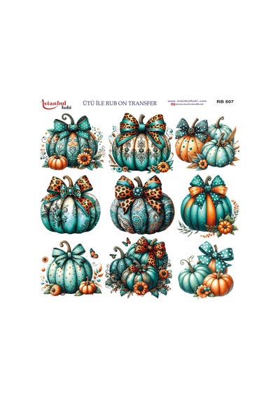 Ütü İle Rub On Transfer Kağıdı 30x30cm Rb-807