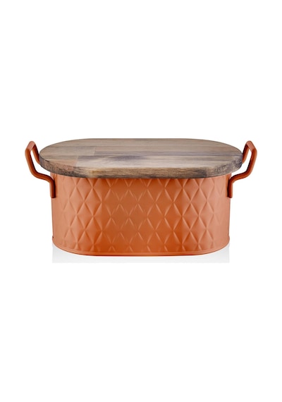 The Mia Prizma Ekmek Saklama Kabı Terracota 40x22x18 Cm Turuncu