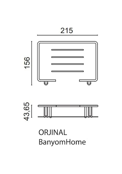 Çelik Banyo Paslanmaz Pirinç Lidya Tekli 15x22 Cm Şampuanlık Süngerlik Köşelik 10 Yıl Garantili Krom