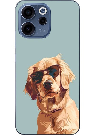 Oppo Reno 15f Uyumlu Karizmatik Köpek Baskılı Silikon Kılıf Renkli