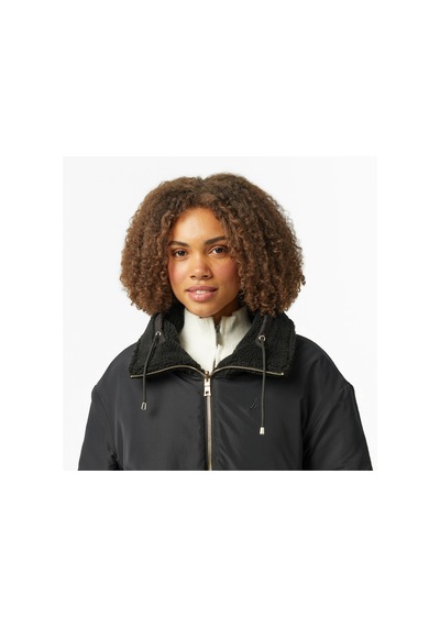 Nautica Kadın Siyah Regular Fit Çift Taraflı Mont Düz 57j010t Siyah