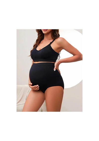 Fit Women Kadın Hamile Yüksek Bel Slip Külot 1020 Siyah