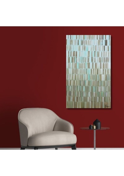 Modern Büyük Boy El Yapımı Yağlı Boya Tablo 86x130cm