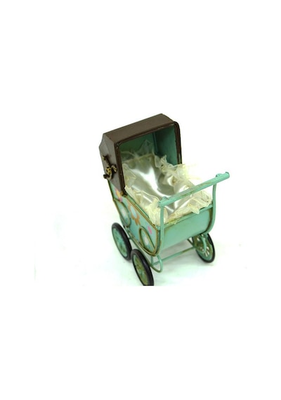 Dekoratif Metal Bebek Arabası Biblo Vintage Hediyelik Arbltgspbl53wıkoa20