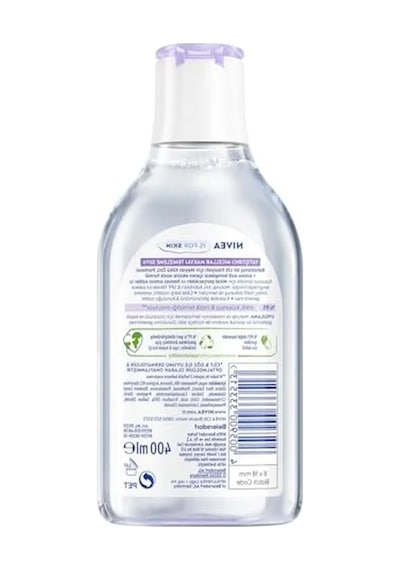 400 Ml Yatıştırıcı Micellar Makyaj Temizleme Suyu, Hassas Ciltler İçin