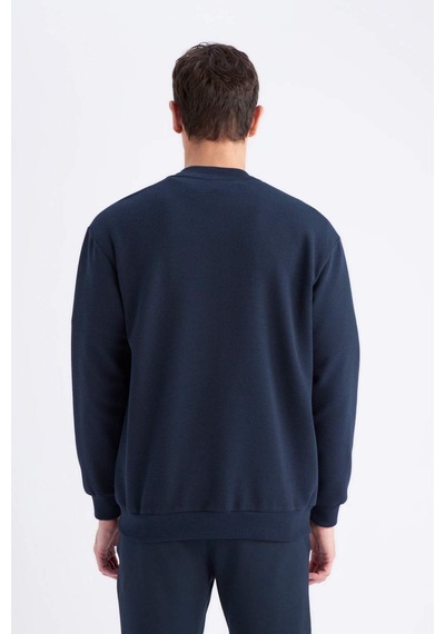 DeFacto Relax Fit Kolej Yaka Dokulu Bomber Hırka D7930AX25SPNV135 DeFacto Relax Fit Kolej Yaka Dokulu Bomber Hırka D7930AX25SPNV135
