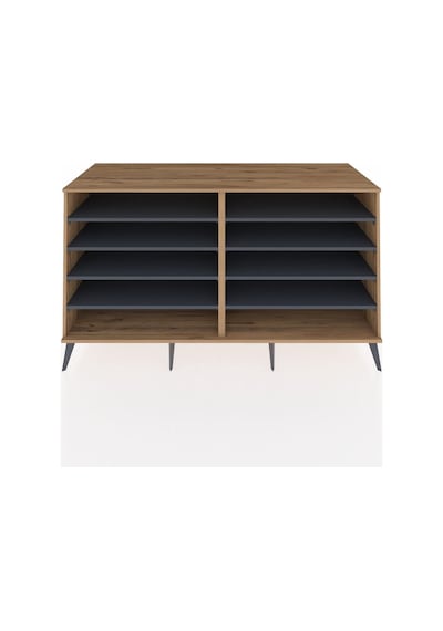 Kronos Konsol 8 Raflı 176x59x99 Çam-çam/antrasit Çam-çam/antrasit