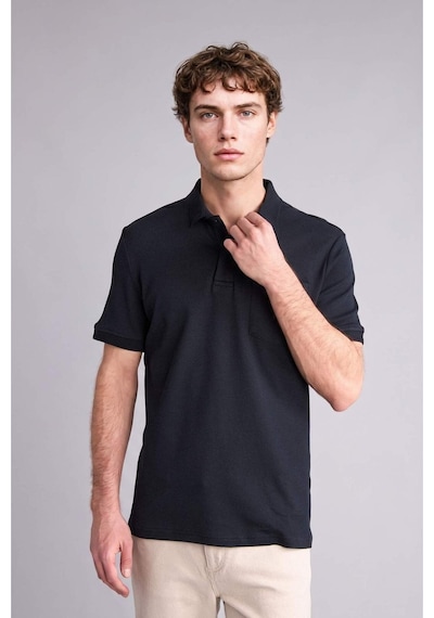 Defacto %100 Pamuk Polo Tişört G2608ax26spnv64 Lacivert-nv64