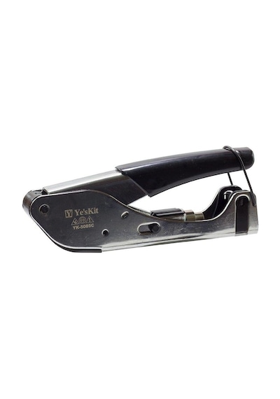 Yeskit Yk-5085 Profesyonel Sıkıştırmalı Koaksiyel F Konnektör Pensesi